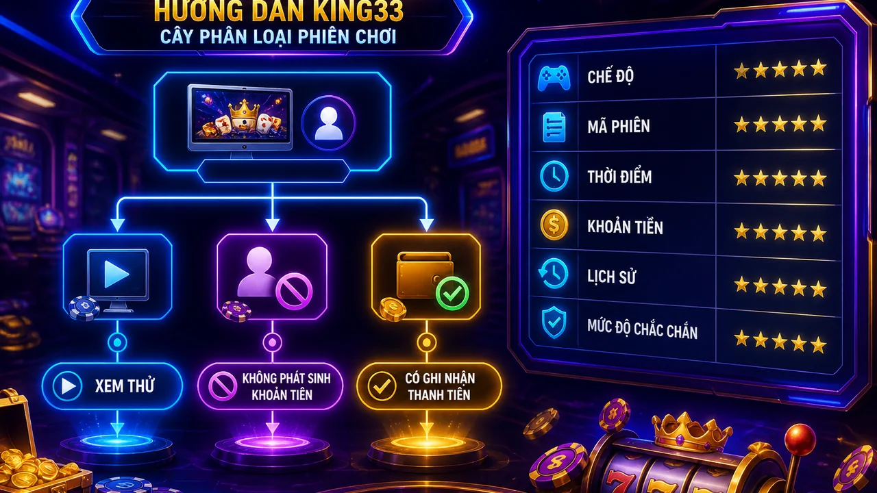 Cách phân biệt phiên miễn phí và có thanh toán trong king33
